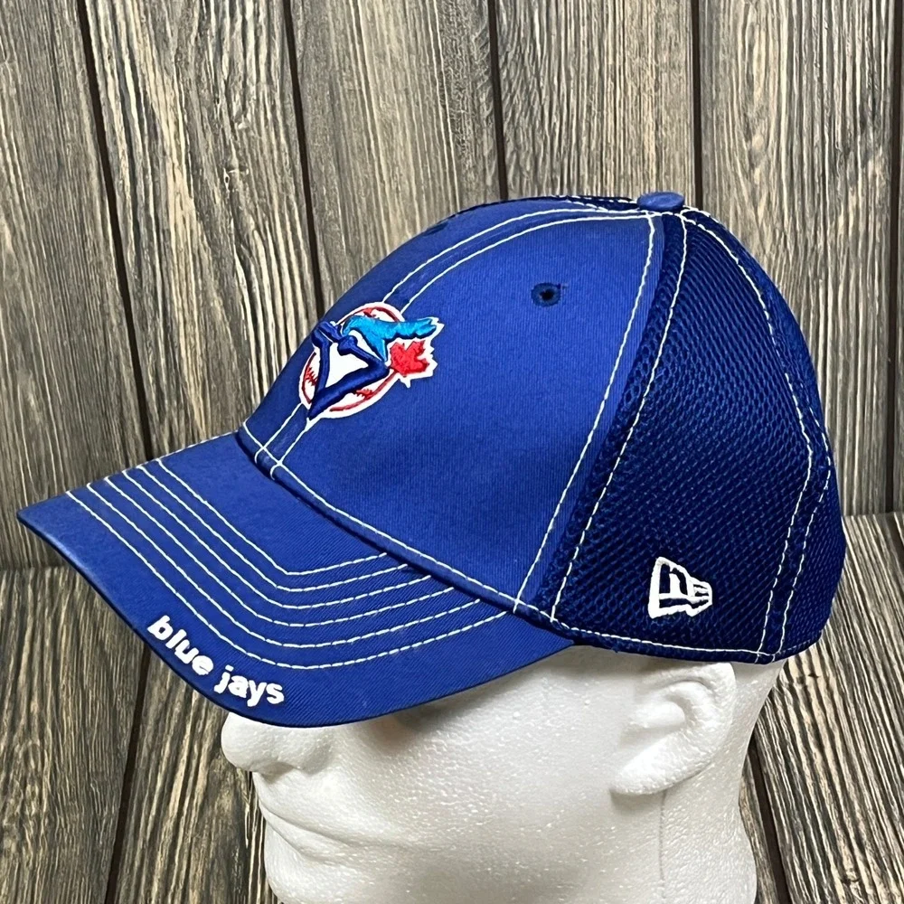 Toronto Blue Jays New Era Hat Men S/M Blue Cooperstown Mesh Baseball Cap Fitted